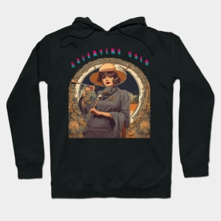 Galentines girl gollfer Hoodie